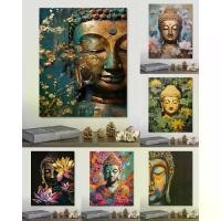 ราคา เพ้นท์ตามตัวเลข, ORFON, ภาพวาด DIY, ภาพวาดสีน้ำมัน, ตกแต่ง, การออกแบบพระพุทธเจ้า (1732117325822723420)