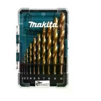 ราคา MAKITA D-72849 ชุดดอกสว่าน ดอกสว่าน เจาะเหล็ก 10 ชิ้น MAKITA HSS พร้อมกล่องพลาสติก มีด แคมป์ปิ้ง (1732247954030102480)