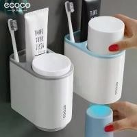 ราคา [Tiktok] ecoco ที่เก็บแปรงสีฟัน ยาสีฟัน พร้อมแก้ว2ใบ ใช้แรงแม่เหล็ก ติดง่าย ไม่ต้องเจาะผนัง ชั้นวางของในห้องน้ำ ที่แขวนแปรงสีฟัน ที่ใส่แปรงสีฟัน ที่เก็บแก้วน้ำแปรงสีฟัน กล่องใส่ข (1732291761220978682)