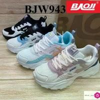 ราคา Baoji BJW 943 รองเท้าผ้าใบ (37-41)สีดำขาว/ขาวเทา/ขาวเขียว/ครีมชมพู สล สินค้าแนะนำ (1732191370307929943)