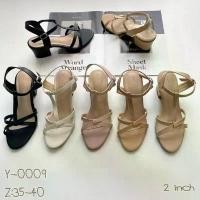 ราคา รองเท้าส้นสูง รองเท้าออกงาน รัดส้น รองเท้าแฟชั่น รหัสสินค้า Y-0009 ขายดี (1731438110548330330)