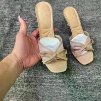 ราคา รองเท้าแตะตาข่ายสไตล์ฝรั่งเศสสำหรับผู้หญิง รองเท้าส้นสูง รองเท้าแตะผ้าซาตินโบว์ 2025 ฤดูร้อนใหม่ กลางแจ้ง ผ้าซาตินตาข่าย (1732271561261155864)