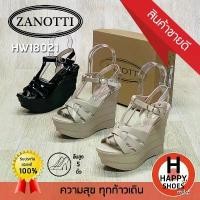 ราคา [ของแท้100%ส่งด่วนส้น 5 นิ้ว] ZANOTTI รองเท้าส้นสูง รองเท้ารัดส้น รองเท้าส้นตึก รุ่น HW18021 หนังนุ่ม เบา ใส่สบายเท้า (1732208423594132535)