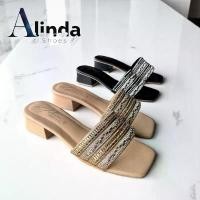 ราคา รองเท้าส้นสูงไซส์ใหญ่ (41-45) รองเท้าส้นสูง 1.5 นิ้ว (NR-2044) ส้นสูงสวมคลื่นเพชร (อลังมาก) รองเท้าไซส์ใหญ่ รองเท้าไซส์ COD (1731737933246268673)