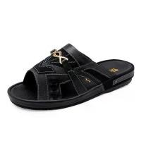 ราคา [COD] TAYWINแท้ เทวินทร์แท้ รองเท้าแตะ SKF-42 Size39-46 หนังปั่นนิ่มดำ-กลับดำ-นิ่มดำ (1731808267625268299)