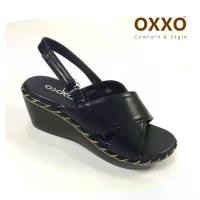 ราคา [จัดส่งทันที] OXXO รองเท้าแตะ เพื่อสุขภาพ แฟชั่น หน้าสวม มีสายรัดส้น สายรัดหลังเท้า ส้นเตารีดเย็บเชือก สูง2นิ้ว นิ่มใส่สบาย SK0181 (1732306662559417593)