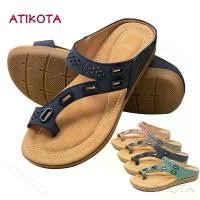 ราคา รองเท้าแตะแฟชั่นสตรี, Atikota, รองเท้าแตะลำลอง, รองเท้าแตะหญิง, รองเท้าแตะกันลื่น (1730600408858462319)