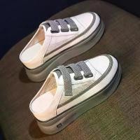 ราคา รองเท้าแตะลำลอง สไตล์เกาหลี รองเท้าแตะแฟชั่น สำหรับผู้หญิง รองเท้าแตะครึ่งตัว (1732038389240269003)