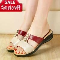 ราคา 【COD】 รองเท้าแตะลำลอง รองเท้าแฟชั่น แบบสวมพร้อมส่ง รองเท้าแตะยาง สไตล์วินเทจ แบบผูกเชือก รองเท้าแตะแบบ สวม รุ่น หนัง (free ship) (1732153475724903893)