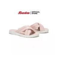 ราคา Bata บาจา รองเท้าส้นแบน รองเท้าแตะใส่เล่น รองเท้าแตะลำลอง รองเท้าลำลองส้นแบน รองเท้าแตะส้นแบน สำหรับผู้หญิง รุ่น Rossy ชมพูดัสตี้ 6615521/สีดำ 6616521 (1729583253161675418)