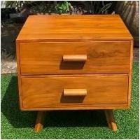 ราคา Sukthongแพร่ ตู้หัวเตียง สไตล์โมเดิร์นไม้สัก(ใหญ่) 40x50สูง50ซม. ตู้ข้างเตียง ตู้ลิ้นชัก2ลิ้นชัก รุ่นมือจับ สีไม้เก่า (1729626489090575268)