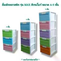 ราคา ลิ้นชัก พลาสติก รุ่น MAX เรนโบว์ โครงสีขาว ลิ้นชักสีเรนโบว์ หนา แข็งแรง ตู้ลิ้นชัก เก็บของ เก็บเสื้อผ้า ในครัวเรือน ทนทาน ที่เก็บของและชั้นวาง (1729569663300765746)