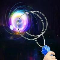 ราคา ไจโรเรืองแสงและข้อเหวี่ยง สำหรับเด็ก ลูกบอล UU กลม หมุนบิน แม่เหล็ก โยโย่ ของเล่น Gyro สีสันสดใส (1731612879497627088)