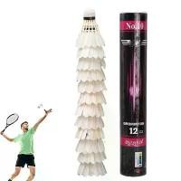 ราคา ลูกแบดมินตันขนเป็ด, ขนเป็ดธรรมชาติ, เสถียรภาพและความทนทานสูง, เหมาะสำหรับการฝึกกีฬาแบดมินตันขนเป็ดในร่มและกลางแจ้ง, ลูกบอล (1731491416410523973)