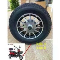 ราคา [COD] ยาง พร้อมแม็กสำหรับมอเตอร์ไซค์ไฟฟ้า 3ล้อ 3.00-8 / 3.00-10 / 4.00-12 (1731571914214311245)