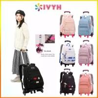 ราคา กระเป๋าเป้รถเข็นเด็ก 17 นิ้ว 6 ล้อ กระเป๋านักเรียน น้ำหนักเบา เหมาะสำหรับเด็กหญิงและเด็กชายชั้นประถมศึกษา (1730580683395009522)