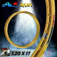 ราคา [COD] ล้อ MINI 1.20 X 17 ขอบเรียบ จำนวน 1 วง วงล้อ คอม ล้อ เวฟ ขนาด 1.20 ขอบ 17 การันตี 100% วงล้ออลูมิเนียม ราคาพิเศษสุดๆ (1731534688960349776)