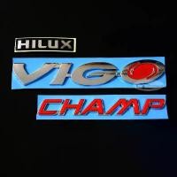 ราคา ได้ 3 ชิ้น โลโก้ VIGO CHAMP +สติ๊กเกอร์ HILUX ติดฝาท้ายกระบะ สำหรับ โตโยต้า วีโก้ แชมป์ TOYOTA HILUX VIGO CHAMP (1732234323125897059)