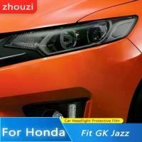 ราคา อุปกรณ์เสริมไฟหน้ารถ, 2 ชิ้น, สำหรับ Honda Fit GK Jazz 2015-2019, ฟิล์มกันรอยสีดำ, ป้องกันโปร่งใส, สติ๊กเกอร์ TPU (1732137974073100916)
