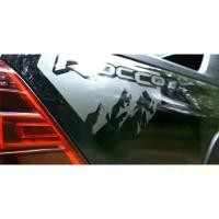 ราคา สติ๊กเกอร์ Rocco 2020 ติดข้างรถ ซ้าย ขวา สติ๊กเกอร์สีเทา (ติดรถสีเข้ม) revo rocco COD (1732052122756613264)