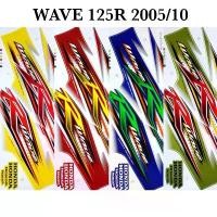 ราคา สติ๊กเกอร์ Wave125R เวฟ125R ปี2005 รุ่น 10 (สติ๊กเกอร์สีสดสีเงา เคลือบเงาแท้) (1732363365070177787)