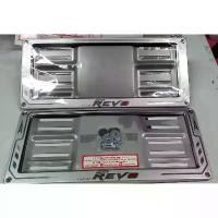 ราคา กรอบป้ายทะเบียนรถยนต์สแตนเลส REVO สติ๊กเกอร์ แต่ง รถ (1732276794349749587)