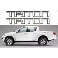 ราคา สติ๊กเกอร์ Mitsubishi L200, สติ๊กเกอร์ลายแข่งข้างเตียงรถบรรทุก Triton, การออกแบบกราฟิก (1732320428850055772)