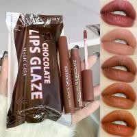 ราคา ส่งฟรี/ส่งไว เซตลิปสติก ลิปกลอส ลิปจุ่มแมท Magic Casa Chocolate Lip 5 แท่ง เนื้อแมท สีสวยมาก กันน้ำ ติดทนนาน สบู่ ล้าง แปรง แบบ ตลับ เจ้า แรก ลิป (1731820708541728523)