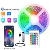 ราคา สายไฟ LED RGB เปลี่ยนสีด้วยรีโมทคอนโทรล 24 ปุ่ม โหมด 5050 สำหรับตกแต่งห้อง เหมาะสำหรับบลูทูธทีวี SMD5050 (1732177168723903845)