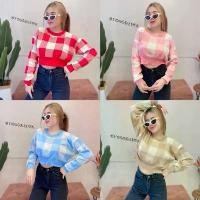 ราคา MesubShopเสื้อกันหนาว ️สเวตเตอร์ แบบมินิทรงครอปเอวลอยแขนยาว งานผ้า ทอลายสลับสีพาสเทล เกี่ยวข้าว ขายดีประจำเดือนนี้ Clothing Women ผู้หญิง ชมพู เสื้อฮาวายลายดอก เสื้อครอปแขนยาวเอวลอย (17316742434651199