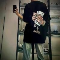 ราคา เสื้อยืดหมวกเบสบอลผู้ชาย แขนสั้น Unisex แฟชั่นฤดูร้อน สไตล์ไฮสตรีท เสื้อครึ่งแขนหลวม มี COD အ မ ေ စ ု 80 န ှ စ ် ပ ြ ည ့ ် အ င ် က ျ ီ บล็อก สกรีน เสื้อ อัน (1731809656293132136)