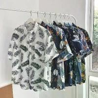 ราคา เสื้อเชิ้ตผู้ชาย แขนสั้น สไตล์เกาหลี คอปก ใส่หน้าร้อน ทรงหล่อและลำลอง ครึ่งแขน เสื้อพิมพ์ลาย เสื้อผ้าผู้ชาย เสื้อ มือ 2 สภาพ ดี สเวตเตอร์ ฮู้ด แบรนด์ แท้ มือ สอง sukajan (1731560314066470643)
