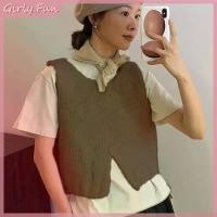ราคา เสื้อครอปถัก สำหรับผู้หญิง เรียบหรู สเวตเตอร์ เหมาะสำหรับฤดูใบไม้ร่วงและฤดูหนาว เสื้อลำลอง พื้นฐาน (1731886524492123061)