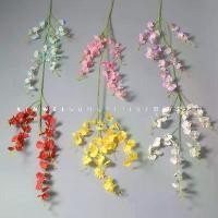 ราคา ดอกกล้วยไม้เต้นรำดอกไม้ประดิษฐ์ 5 ส้อม สีเหลือง ดอกปลอม ข้ามพรมแดน ช่อดอกไม้ Phalaenopsis เหมาะสำหรับงานแต่งงานและของตกแต่งบ้าน เครื่องประดับดอกไม้ทำมือ (1732166592347408172)