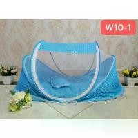 ราคา 【เก็บเงินปลายทาง】 《ของแท้》 มุ้งคลุมเตียงเด็ก 3 Set (มุ้งครอบ+เบาะนอน+หมอน) มุ้งครอบเด็ก ใช้กันยุงและแมลงต่าง ขนาด:กว้าง 65xสูง60xยาว110 ซม รุ่น：W10 (1732086201273582817)