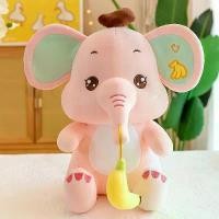 ราคา ตุ๊กตาช้าง ตุ๊กตาช้างกล้วยน่ารัก หมอน ตุ๊กตาขนาดใหญ่ เหมาะสำหรับเป็นของขวัญ (1732333806894417120)