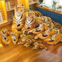 ราคา ตุ๊กตาเสือ 110 ซม. ตุ๊กตาเสือจำลอง ตุ๊กตาเสือขนาดใหญ่ หมอน Ragdoll เหมาะสำหรับเป็นของขวัญวันเกิดของเด็ก ตุ๊กตาเสือ (1732256927609620156)