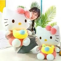 ราคา ตุ๊กตา Hello Kitty ตุ๊กตา เตียงแมวคิตตี้ ตุ๊กตานอน หมอน ของขวัญวันเกิดในอุดมคติ (1732117863305021163)