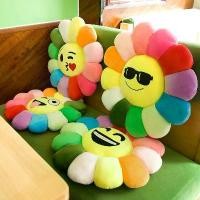 ราคา ✅ดอกทานตะวัน Takashi Murakami หมอนอิง เบาะโซฟาเบาะของเล่นตุ๊กตาเบาะ หมอนกอด (1730219483938064928)