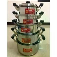 ราคา CODหม้อหุงต้ม หม้อสแตนเลส หม้อแกง หม้อต้ม หม้อ2หู (หนา สแตนเลสเกรด 410) (ชุด5ใบ) ขนาด 20/22/24/26/28 ซม.TikTok (1732192220531688583)
