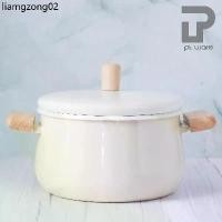 ราคา ขายร้อน หม้อเคลือบอินาเมล 2 หู หม้อเคลือบ หม้อ หม้อสองหู พร้อมฝา ขนาด3.0ลิตร สีวานิลลา (1732433665493141467)
