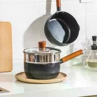 ราคา หม้อ Yukihira สไตล์ญี่ปุ่น หม้อเล็ก หม้อทำก๋วยเตี๋ยวในครัวเรือน หม้อซุปก๋วยเตี๋ยวทันที หม้อนมร้อน ไม่ติดกระทะ เหมาะสำหรับเตาแม่เหล็กไฟฟ้าและเตาแก๊ส (1732364718764229765)