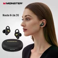 ราคา Monster N-Lite 210 หูฟังบลูทูธไร้สาย ตัดเสียงรบกวนได้ สไตล์สปอร์ต พร้อมไมค์ กันน้ำ หูฟังสเตอริโอไฮไฟ หูฟังไร้สาย (1732256766375987067)