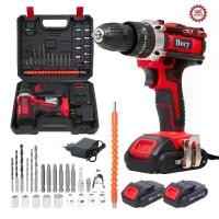 ราคา HORY สว่านไร้สาย 198V สว่านกระแทก 3 ระบบ แบตเตอรี่ 2 ก้อน สว่านแบต สว่านพร้อม ดอกสว่าน และ อุปกรณ์ เครื่องมือช่าง รวม 32 (1732428555470734903)