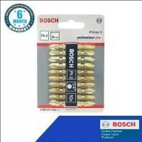ราคา BOSCH ดอกไขควง สองปลาย PH2 65 มม. แพค 10 ดอก 2608521042 หัวไขควง สีทอง 2 x 65 mm. Made in Taiwan เครื่อง มือ ฮาร์ดแวร์ (1732062746077071327)