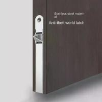 ราคา สลักเกลียวประตูสแตนเลส, ใหม่, ฮาร์ดแวร์, สลักเกลียวล็อคประตูป้องกันการโจรกรรม, สลักเกลียวสไลด์ซ่อน, สลักเกลียวลึกลับ, เหมาะสำหรับประตูรั้วและประตู (1732306707185699127)