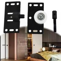 ราคา ลูกรอกตู้เสื้อผ้าสำเร็จรูป, ล้อไนลอน, ทนทาน, สึกหรอทน, รอกหนา, ลูกกลิ้งประตูบานเลื่อน, ฮาร์ดแวร์ (1731767596002674865)