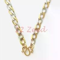 ราคา สร้อยคอห้อยพระ 2 กษัตริย์ ลายแบนเคตัดเหลี่ยม 1:1 ขนาด 7.5 มิล งานทองเลเซอร์ สแตนเลสแท้ 100% สร้อยสวมคอ เครื่องประดับ มีบริการเก็บปลายทาง (1731923384360339321)