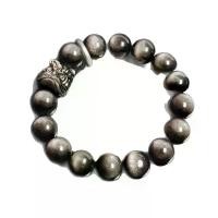 ราคา สร้อยข้อมือปลุกสิงโต, Obsidian สีเงิน, เทรนด์จีน, แหวนวิ่งสีเงินกระจ่างใสสองตา, หินภูเขาไฟสีดำบริสุทธิ์, สร้อยข้อมือวงกลมเดียว, เครื่องประดับ (1732335379394823398)