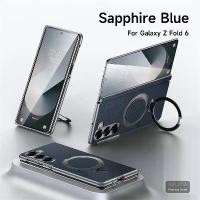 ราคา เคสแม่เหล็ก หรูหราสวยงาม คลาสสิกสำหรับ Samsung Galaxy Z Fold6 และ Fold5 พร้อมที่ใส่แหวน ทำจากหนัง เคสโทรศัพท์,เคส,เคสโทรศัพท์เสกโลโซ,เคสเปลี่ยนสีตามอุณหภูมิ (1731807599938407075)